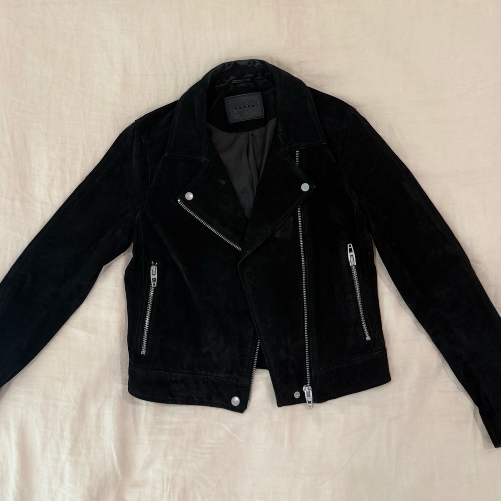 Blank NYC Black Suede Jacket